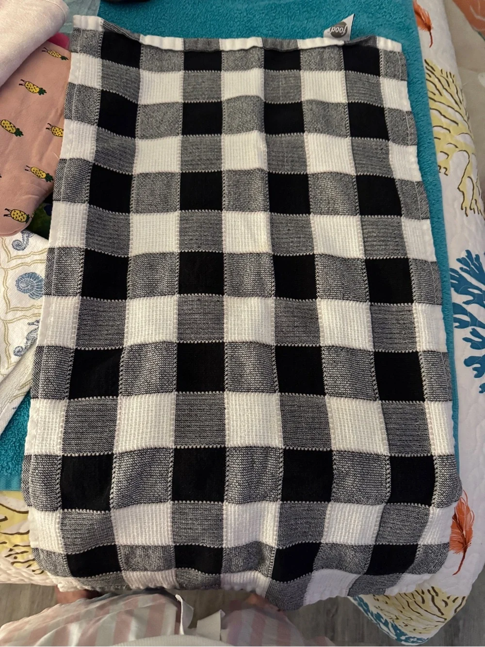 Dish Pink Gingham Bottoms - Brand Unspecified